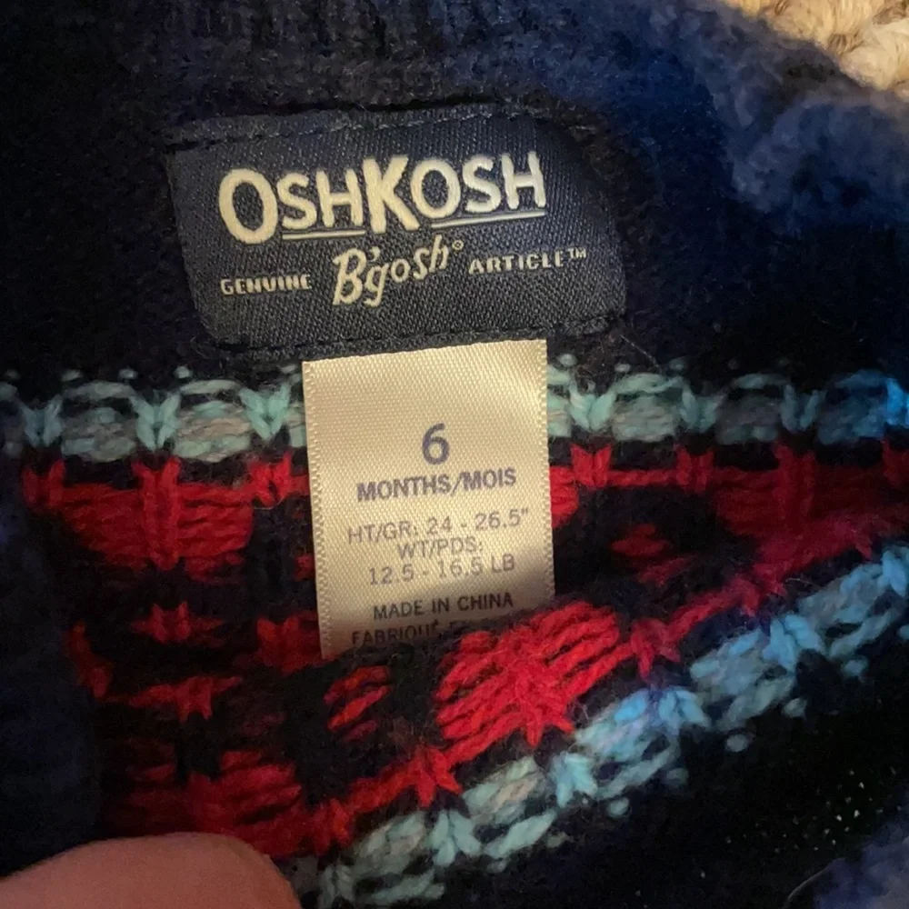 Oshkosh sweater and dressy pants set